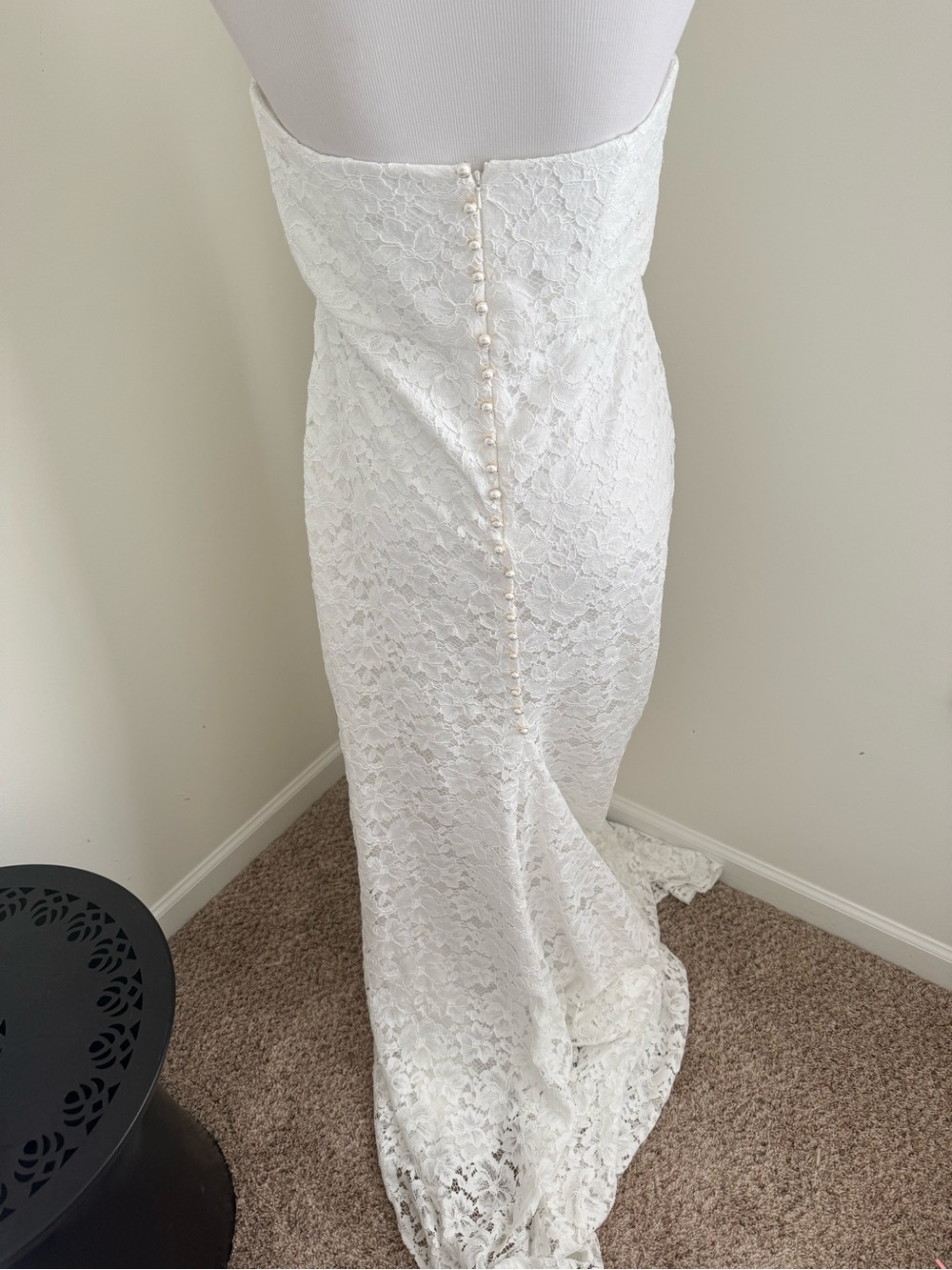 NEW Grace Loves Lace Joy Strapless Wedding Dress (L) and Joy Bolero Jacket (M) - Picture 8 of 16